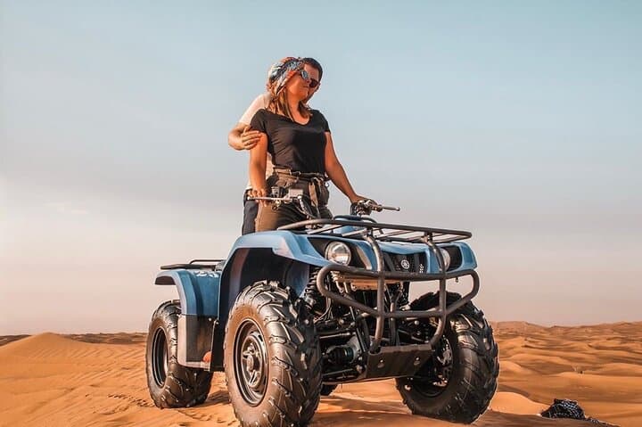 Dubai Desert Quad Biking: 1-Hour Guided Quad Tour with Transfer