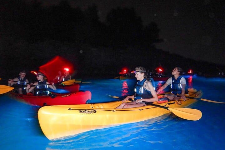 Night Glow Kayaking in Pula — Illuminated Sea Kayak Tour Under the Stars photo 4