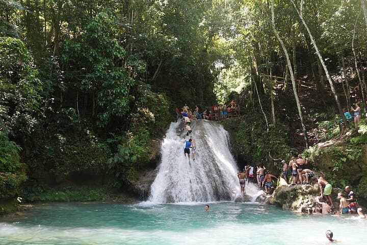 Blue Hole Ocho Rios: Rope Swings, Cliff Jumps & Island Gully Falls Adventure photo 2