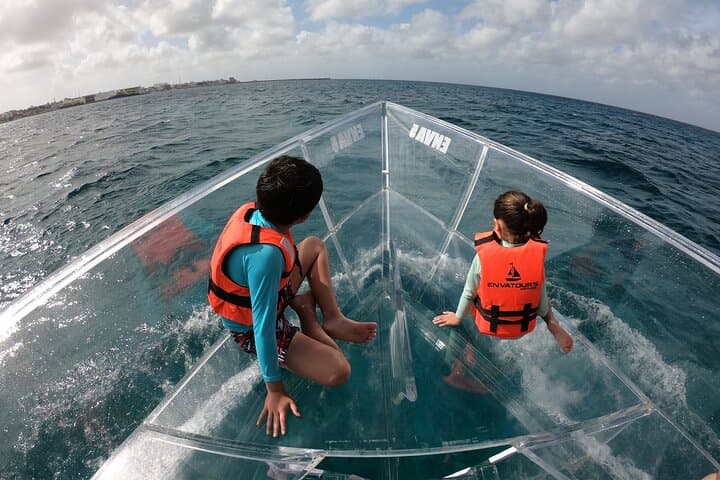 Cozumel Clear-Boat Snorkel Tour with Drinks: Glass-Hull Reef Experience photo 4