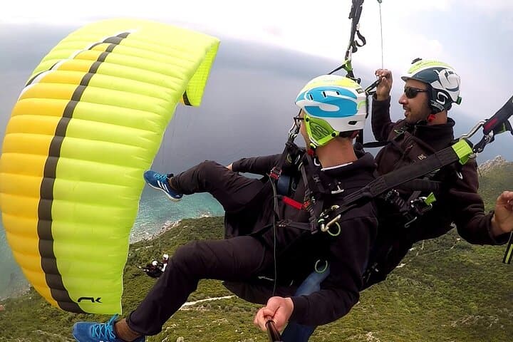 Tandem Paragliding Over Corfu’s West Coast — 15-Minute Coastal Flight photo 4