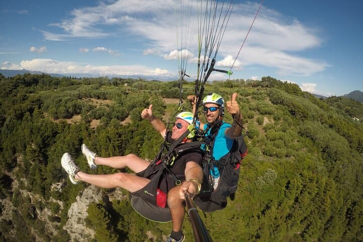 Tandem Paragliding Over Corfu’s West Coast — 15-Minute Coastal Flight photo 2