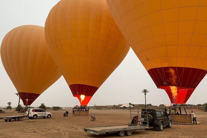 Sunrise Hot Air Balloon Flight over Marrakech with Berber Breakfast and Atlas Views photo 5