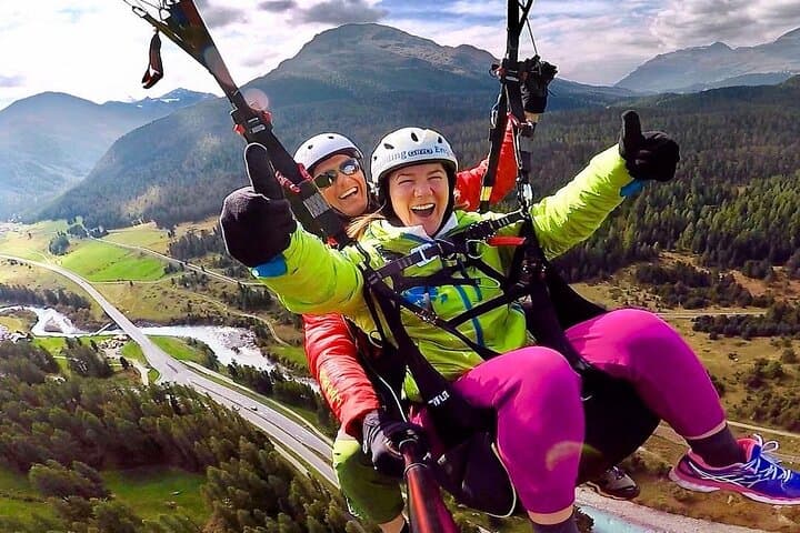 Tandem Paragliding Over Engadin Valley: St. Moritz Scenic Flight photo 2