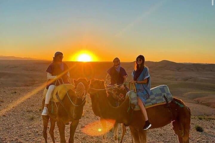 Sunset Camel Ride and Berber Dinner in Agafay Desert