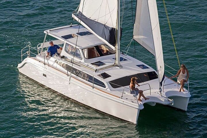 Private Day Sail on SY Mazu: Luxury Gemini Legacy Catamaran Charter from Red Hook