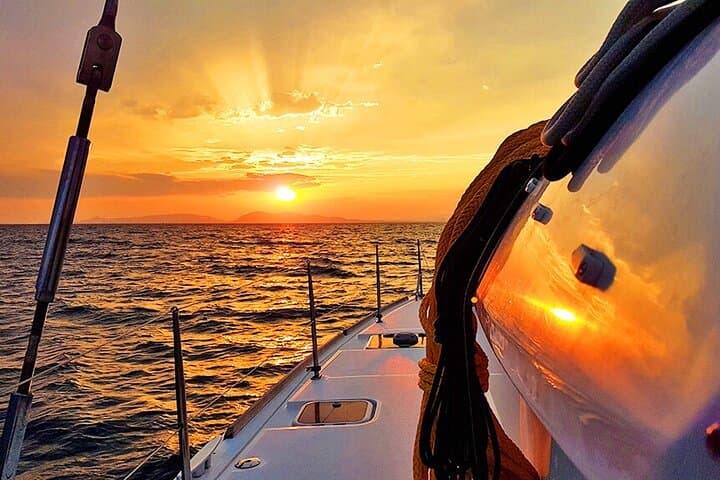 Private Sunset Catamaran Cruise from Nikiti | Halkidiki Sunset Sail