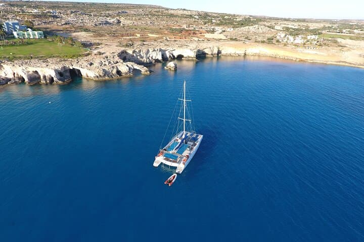 Adults-Only Sunset Catamaran Cruise from Protaras to Blue Lagoon & Varosha photo 2
