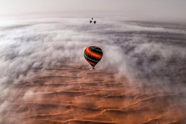 Sunrise Hot Air Balloon Over Dubai Desert — Bedouin Breakfast & Camel Ride photo 2