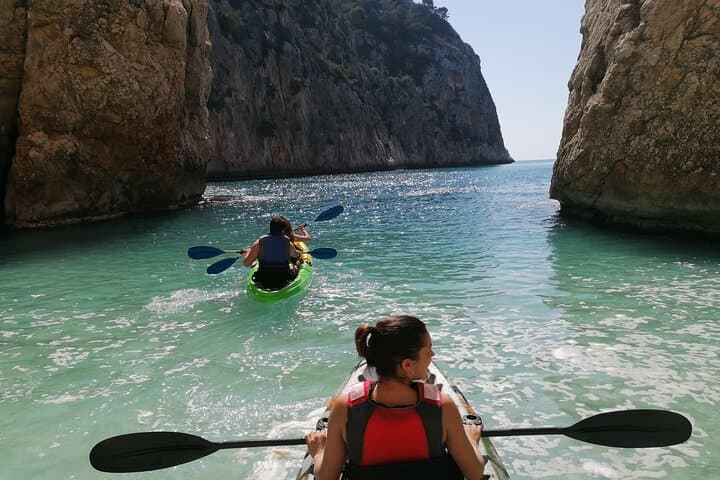 Cala Granadella Kayak & Snorkel Tour: Caló, Cova del Llop Marí and Ambolo Coast