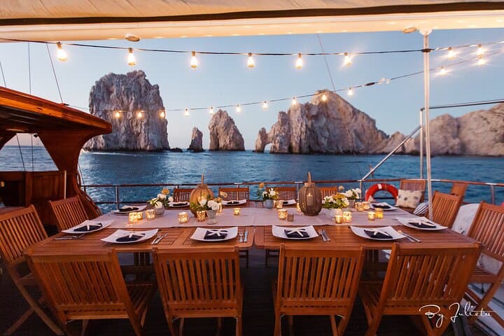 Cabo San Lucas Luxury Sunset Yacht and Dinner Cruise photo 2