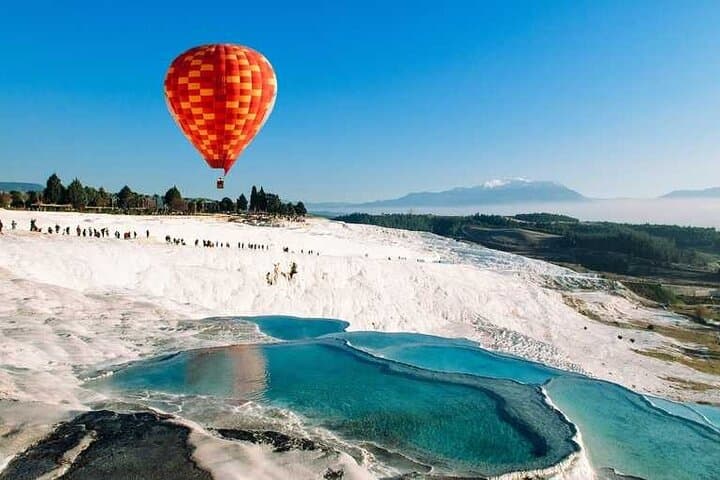 Sunrise Over Pamukkale: Hot Air Balloon Flight Above the Travertines photo 2