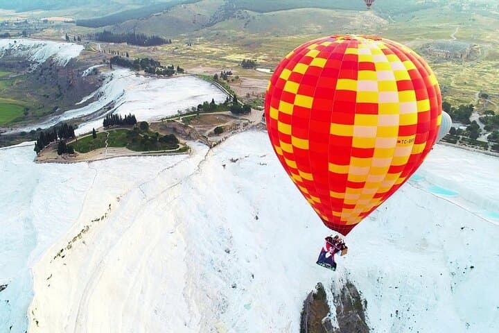 Sunrise Over Pamukkale: Hot Air Balloon Flight Above the Travertines photo 3