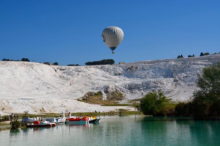 Sunrise Over Pamukkale: Hot Air Balloon Flight Above the Travertines photo 6