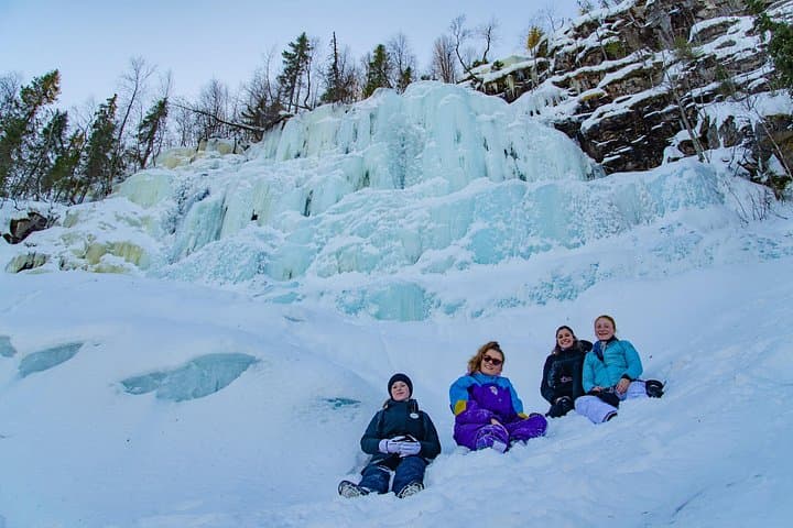 Full-Day Korouoma Canyon Hike to Frozen Waterfalls from Rovaniemi