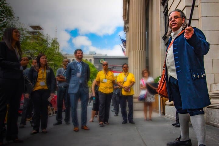 Old City Philadelphia Private Guided Tour with Benjamin Franklin