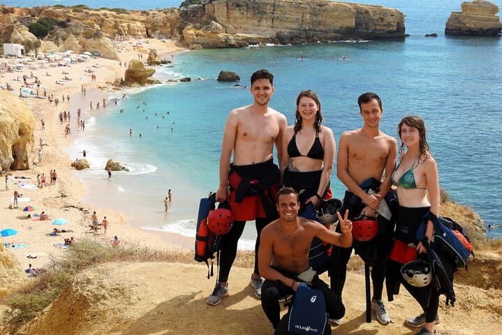 Coasteering and Cliff Jumping at São Rafael Beach — Albufeira Coastal Adventure photo 4
