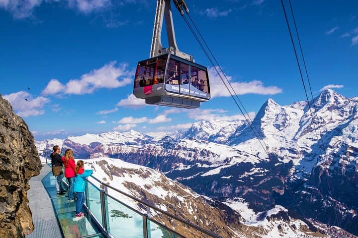Schilthorn & Interlaken Day Trip: Alpine Views, James Bond Thrill Walk & Cable Car Adventure