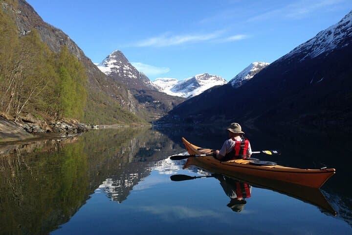 Paddling to the Seven Sisters: Guided Kayak Tour on Geirangerfjord photo 4