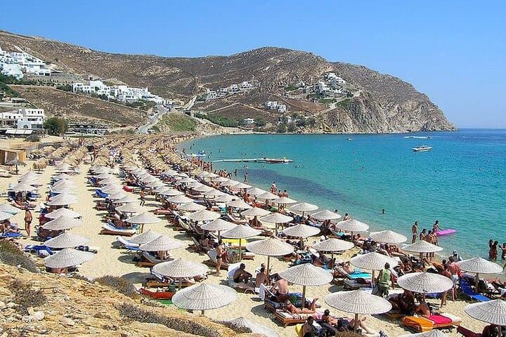 Mykonos Highlights: Local Mini-Bus Tour of Beaches, Monastery & Town photo 2