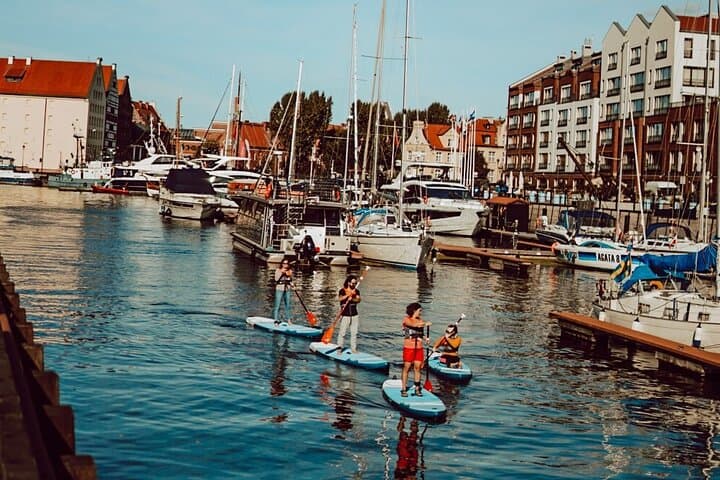 Stand-Up Paddleboarding on Gdańsk’s Motława River: A Private SUP Tour