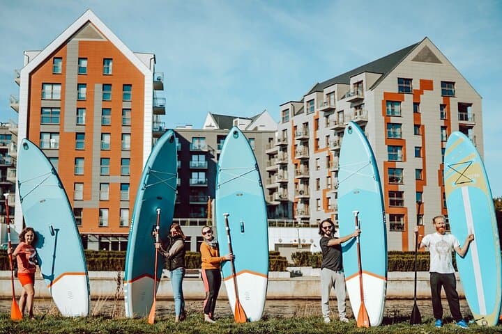 Stand-Up Paddleboarding on Gdańsk’s Motława River: A Private SUP Tour photo 2