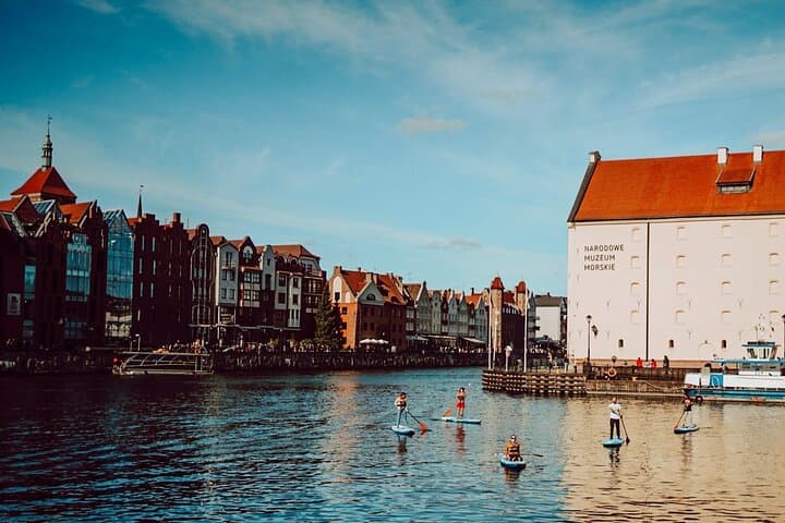 Stand-Up Paddleboarding on Gdańsk’s Motława River: A Private SUP Tour photo 3