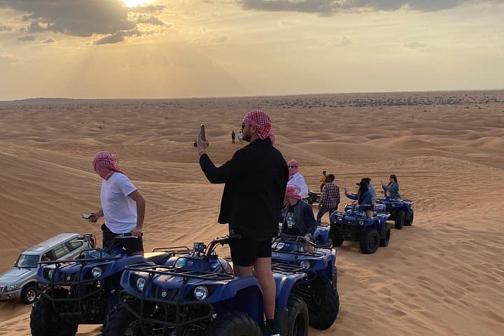 Red Dunes Quad Bike Adventure with Sandboarding, Camel Ride & BBQ in Dubai photo 3