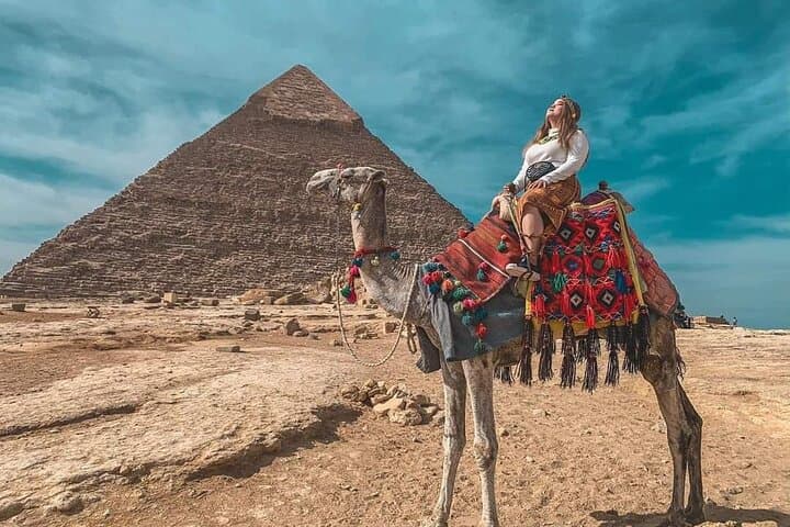 Giza Pyramids by Camel: 4-Hour Camel Ride and Sphinx Visit from Cairo photo 4