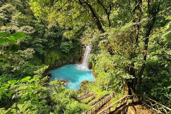 Rio Celeste Hike at Tenorio Volcano: Blue Waterfall, Sloth Trail & Local Lunch