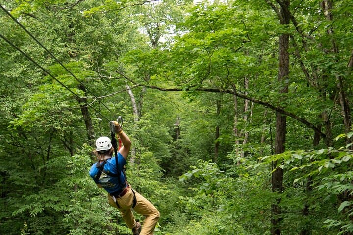 Superman Zipline Tour at Morningside Mountain — New Hampshire Treetop Zipline Adventure