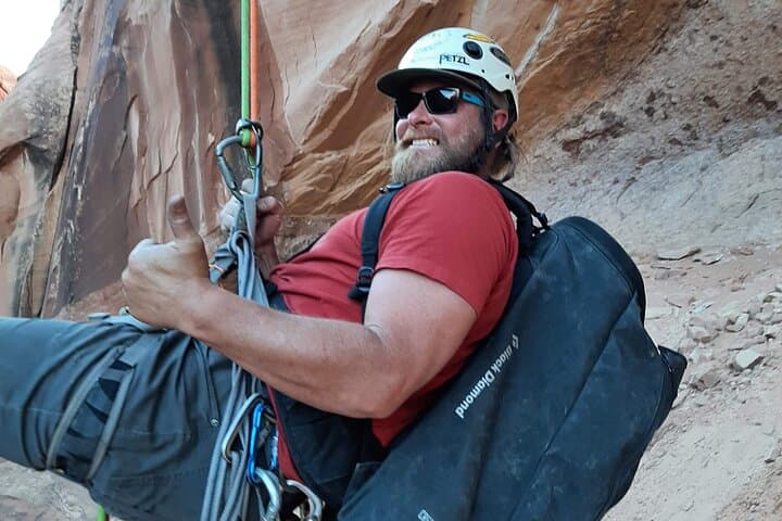 Rappel into Medieval Chamber and Morning Glory Natural Bridge — Moab Adventure photo 4