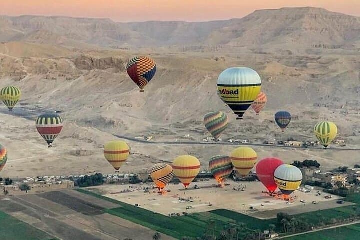 Sunrise Over Luxor: Hot Air Balloon Ride Above Ancient Temples