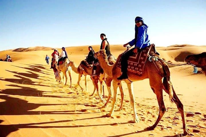 Three-Day Marrakech to Merzouga Desert Tour — Camel Trek & Dunes Bivouac