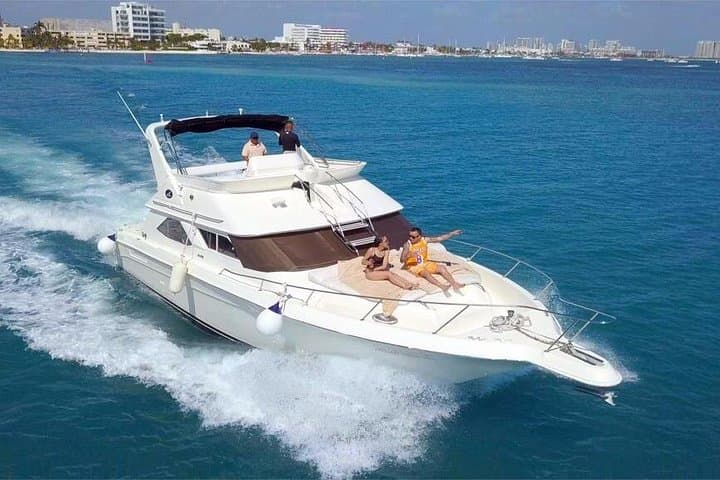 Private 46ft Yacht Rental in Cancun: Isla Mujeres & Sunset Cruises photo 4