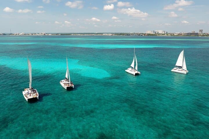 Private Catamaran Snorkel Tour to Isla Mujeres — Deluxe 6-Hour Charter from Cancun