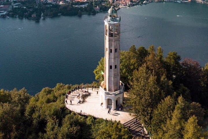 Open-Top Jeep to Volta Lighthouse: Brunate Sightseeing from Como