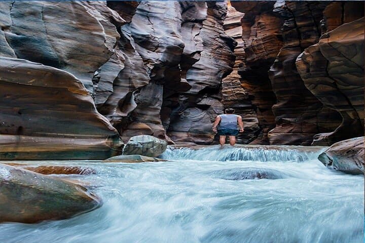 Hike the Wadi Mujib Siq Trail from the Dead Sea — Canyon Walk & Waterfall Swim photo 5