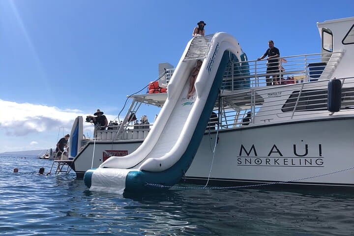 Afternoon Snorkel and Waterslide at Coral Gardens from Maalaea Harbor