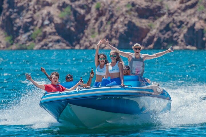Hoover Dam Speed-Boat & Desert Machine‑Gun Adventure from Las Vegas