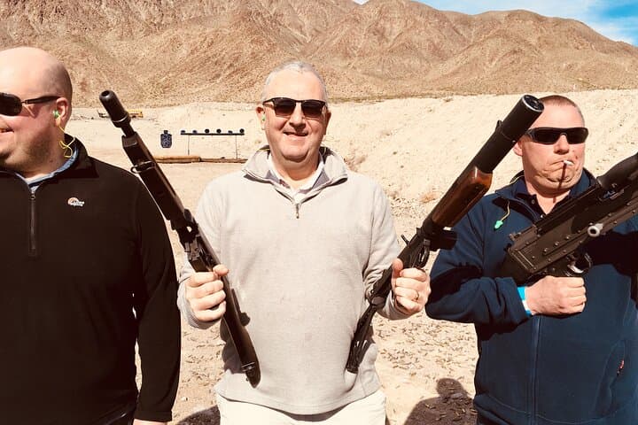 Las Vegas Desert Machine Gun Shooting Adventure: 3-Gun Full-Auto Experience photo 3