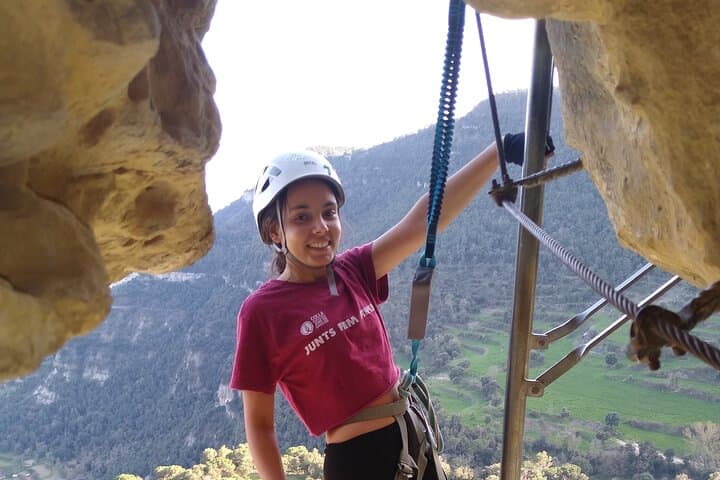 Via Ferrata Baumes Corcades: Centelles Climbing Adventure with Europe's Longest Tibetan Bridge photo 5