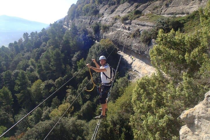 Via Ferrata Baumes Corcades: Centelles Climbing Adventure with Europe's Longest Tibetan Bridge photo 4