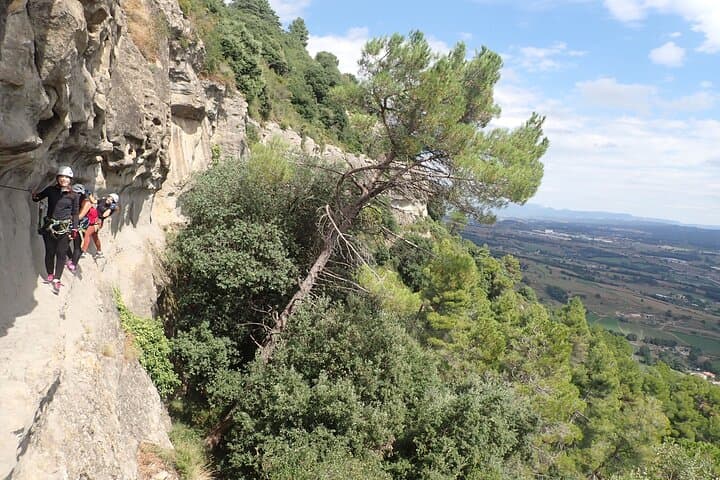 Via Ferrata Baumes Corcades: Centelles Climbing Adventure with Europe's Longest Tibetan Bridge