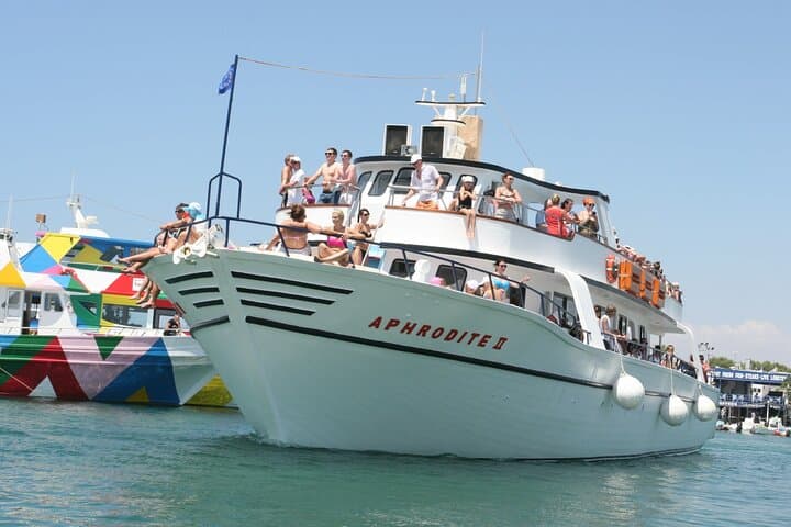 Ayia Napa Lazy Day Cruise to Blue Lagoon & Turtle Cove (Lunch Included)