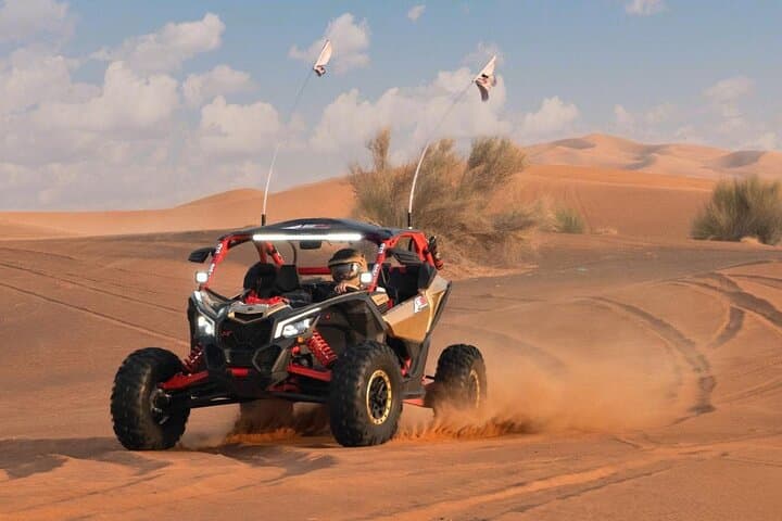 Self-Drive Can-Am Maverick Dune Buggy Adventure in Dubai's Red Dunes