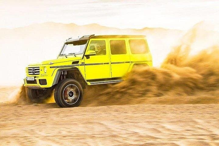 Luxury Dubai Desert Safari: Platinum Dune Bashing, Sunset Camp & Falconry
