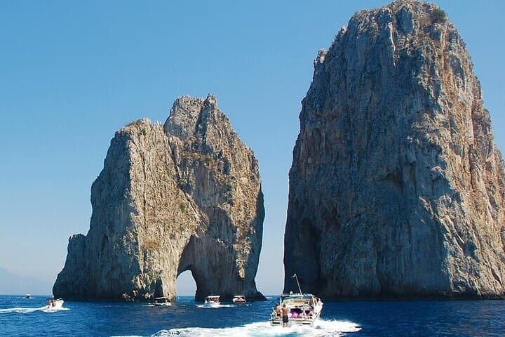 Private Capri Speedboat Day Trip from Naples — Blue Grotto, Coastal Caves & Lunch photo 2