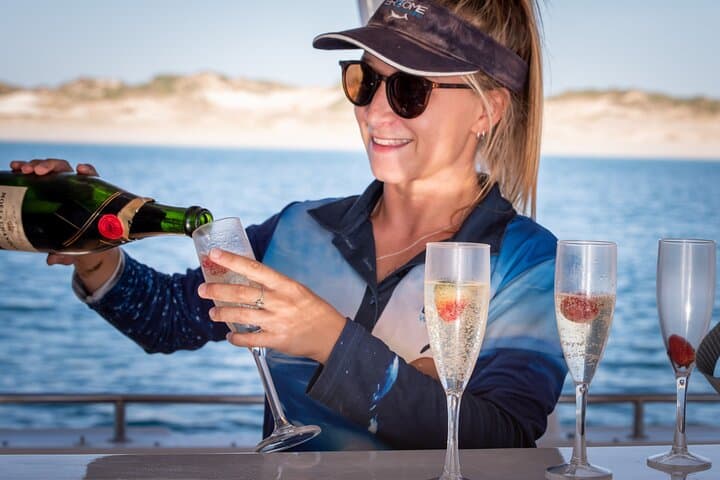 Broome Sunset Cruise: Roebuck Bay Dolphin & Boom-Net Experience photo 4