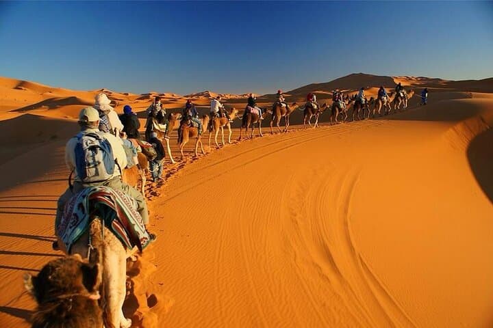 Merzouga Desert Trek: 3-Day Erg Chebbi Camel & Bivouac Adventure from Marrakech